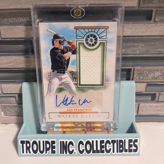 2024 Panini Boys of Summer – Walker Martin Patch Autograph (San Francisco)